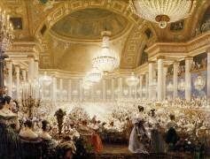 Women Dining at the Tuileries in 1835 (Eugène Viollet-Le-Duc) - Muzeo.com