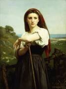 Young Shepherdess (William Bouguereau) - Muzeo.com