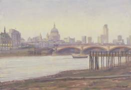 Bankside - Dusk (Julian Barrow) - Muzeo.com