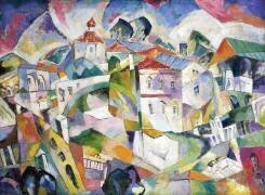 Cubist Cityscape (Aristarkh Lentulov) - Muzeo.com