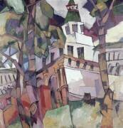 Gates of Tour, study for the New Jerusalem (Aristarkh Lentulov) - Muzeo.com