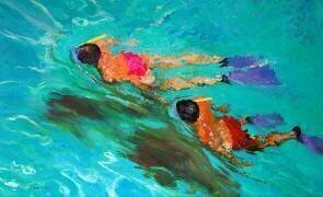 Snorkellers (William Ireland) - Muzeo.com