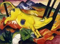 Yellow Cow (Franz Marc) - Muzeo.com