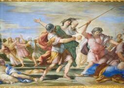 Appartements d'été de la reine Anne d'Autriche : Grand Cabinet de la Reine (Giovanni Francesco Romanelli) - Muzeo.com