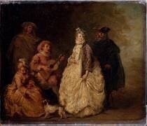 Concert dans un parc (Jean-Antoine Watteau...) - Muzeo.com