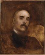 Portrait de Georges Clémenceau (1841-1929), homme politique (Eugène Carrière) - Muzeo.com