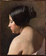 Tête de jeune femme (Dominique-Louis Papety) - Muzeo.com