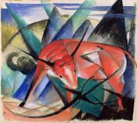 Taureau rouge (Franz Marc) - Muzeo.com