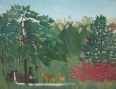 La Cascade (Henri Rousseau) - Muzeo.com