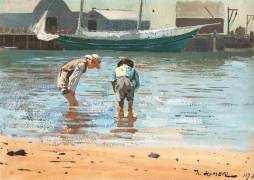 Garçons Pataugeant (Winslow Homer) - Muzeo.com