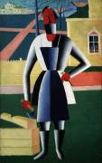 A Carpenter (Kazimir Malevitch) - Muzeo.com