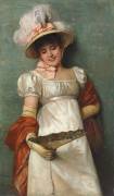 A Fair Maiden (Giovanni Costa) - Muzeo.com