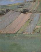A Hillside (Theodore Robinson) - Muzeo.com