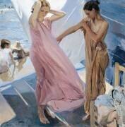After Bathing, Valencia (Joaquin Sorolla y Bastida) - Muzeo.com