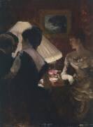 Around the Lampshade (Giuseppe de Nittis) - Muzeo.com