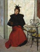 At cafe (Federico Zandomeneghi) - Muzeo.com