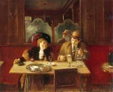At the Cafe (Jean Béraud) - Muzeo.com