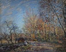 At the edge of the forest in Fontainebleau (Alfred Sisley) - Muzeo.com