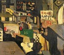 Barcelona street scene (Joaquin Torres-Garcia) - Muzeo.com