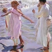Bath Time, Valencia (Joaquin Sorolla y Bastida) - Muzeo.com