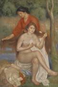 Bather and Maid (Auguste Renoir) - Muzeo.com
