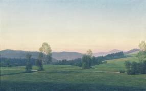 Bavarian Landscape (Georg Schrimpf) - Muzeo.com