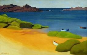 Bay at Tregastel (Félix Vallotton) - Muzeo.com