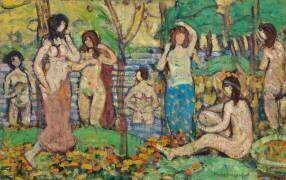 Beach No. 3 (Maurice Brazil Prendergast) - Muzeo.com
