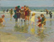 Beach Scene (Edward Henry Potthast) - Muzeo.com