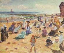 Beach Scene (William Samuel Horton) - Muzeo.com
