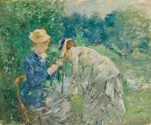 Au bois de Boulogne (Berthe Morisot) - Muzeo.com