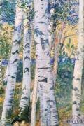 Birch Trees (Carl Larsson) - Muzeo.com