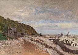Boatyard Near Honfleur (Claude Monet) - Muzeo.com