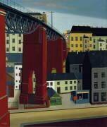 Bridge Across Schwarzbachstrasse in Wuppertal (Carl Grossberg) - Muzeo.com