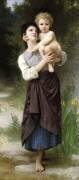 Brother and Sister (William Bouguereau) - Muzeo.com