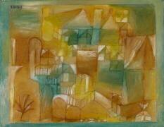 Brown-green facade (Paul Klee) - Muzeo.com