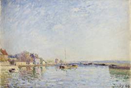 Canal du Loing (Alfred Sisley) - Muzeo.com