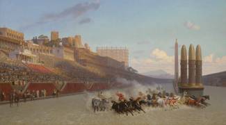 Chariot Race (Jean-Léon Gérôme) - Muzeo.com