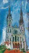 Chartres cathedral (Chaïm Soutine) - Muzeo.com
