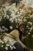 Chrysanthemums (James Tissot) - Muzeo.com