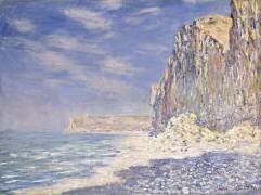 Cliffs near Fecamp (Claude Monet) - Muzeo.com