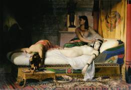 Death of Cleopatra (Jean-André Rixens) - Muzeo.com