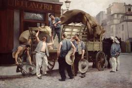 Delivering Flour (Louis-Robert Carrier-Belleuse) - Muzeo.com