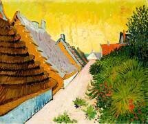 Farmhouses at Saintes-Maries (Vincent van Gogh) - Muzeo.com