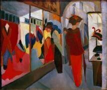 Fashion store (August Macke) - Muzeo.com