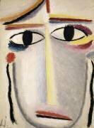 Female Head (Alexej von Jawlensky) - Muzeo.com