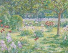 Garden at giverny (Blanche Hoschedé) - Muzeo.com