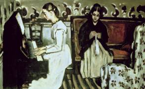 Girl at the Piano (Paul Cézanne) - Muzeo.com