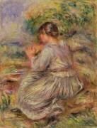 Girl in Landscape (Auguste Renoir) - Muzeo.com