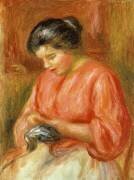Girl in Red (Auguste Renoir) - Muzeo.com